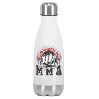 MMA Retro Punch Stainless Steel Insulated Water Bottle