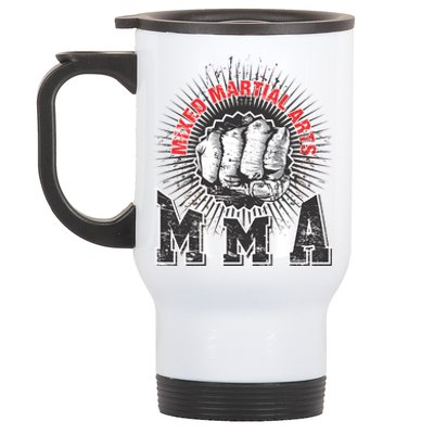 MMA Retro Punch Stainless Steel Travel Mug