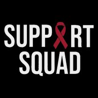 Multiple Myeloma Awareness Burgundy Ribbon Support Squad Cooling Performance Crew T-Shirt