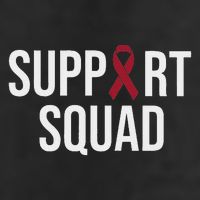 Multiple Myeloma Awareness Burgundy Ribbon Support Squad Adult Drive Performance Visor