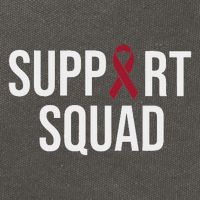 Multiple Myeloma Awareness Burgundy Ribbon Support Squad Cotton Canvas Backpack