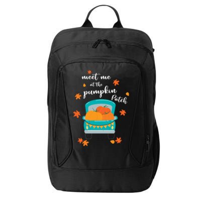 Meet Me At Pumpkin Patch Thanksgiving Truck City Backpack