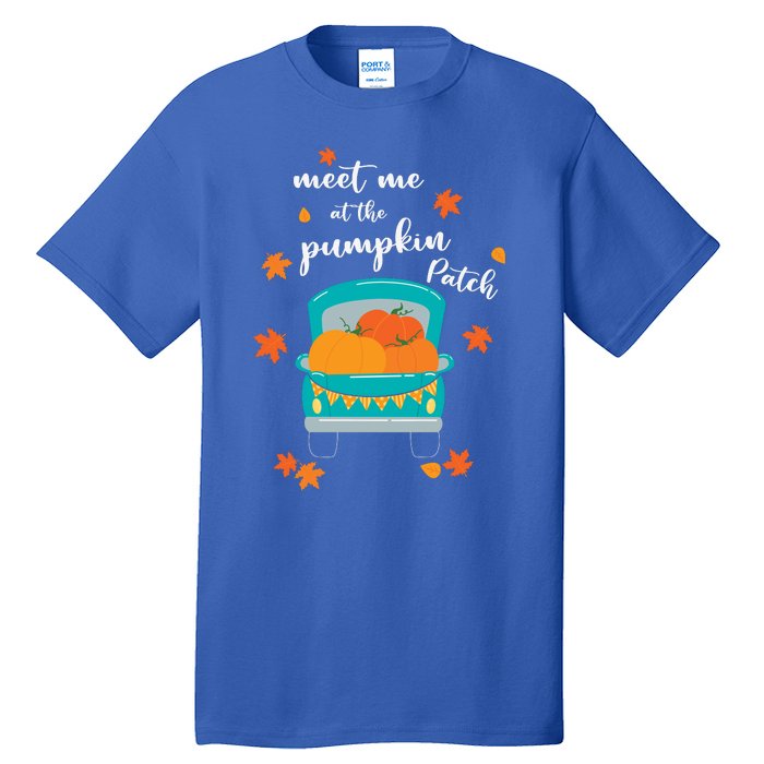 Meet Me At Pumpkin Patch Thanksgiving Truck Tall T-Shirt