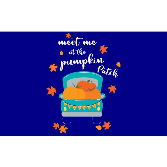 Meet Me At Pumpkin Patch Thanksgiving Truck Bumper Sticker