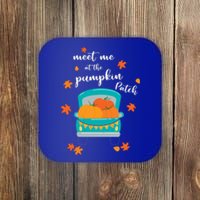 Meet Me At Pumpkin Patch Thanksgiving Truck Coaster