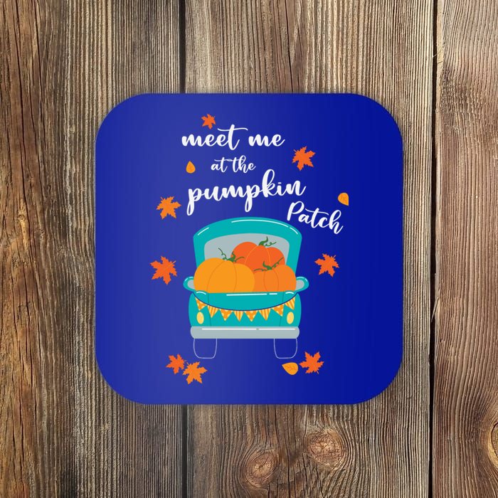 Meet Me At Pumpkin Patch Thanksgiving Truck Coaster