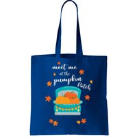 Meet Me At Pumpkin Patch Thanksgiving Truck Tote Bag