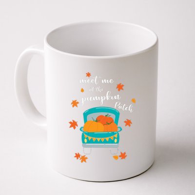 Meet Me At Pumpkin Patch Thanksgiving Truck Coffee Mug