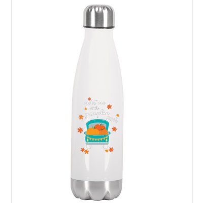 Meet Me At Pumpkin Patch Thanksgiving Truck Stainless Steel Insulated Water Bottle