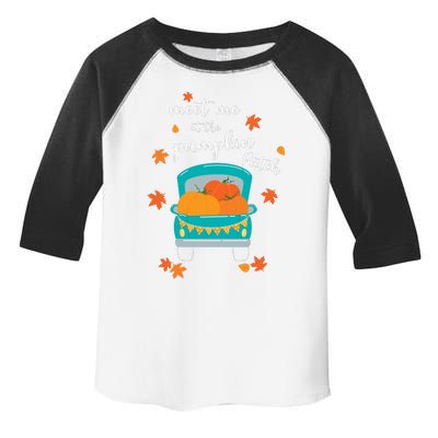 Meet Me At Pumpkin Patch Thanksgiving Truck Toddler Fine Jersey T-Shirt