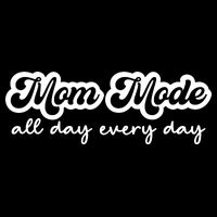 Mom Made All Day Every Day Stripe Pom Pom Beanie