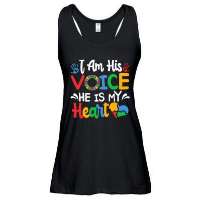 Mom Mama Autistic Autism Awareness Month Ladies Essential Flowy Tank