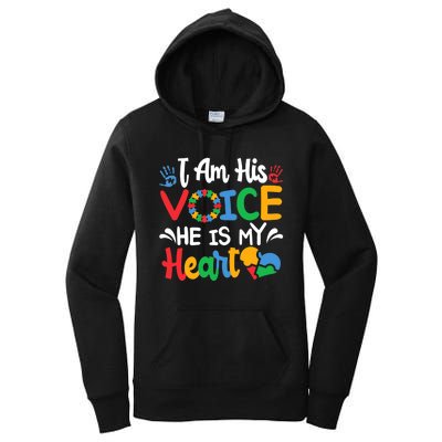 Mom Mama Autistic Autism Awareness Month Women's Pullover Hoodie