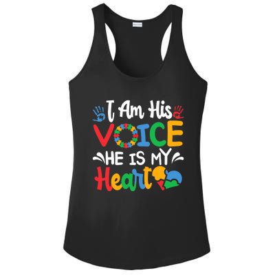 Mom Mama Autistic Autism Awareness Month Ladies PosiCharge Competitor Racerback Tank