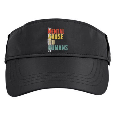 Math Mental Abuse To Humans For Math Teacher Adult Drive Performance Visor