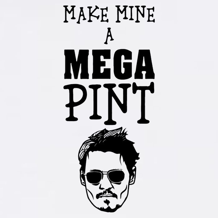 Make Mine A Mega Pint Funny Johnny Depp Garment-Dyed Sweatshirt