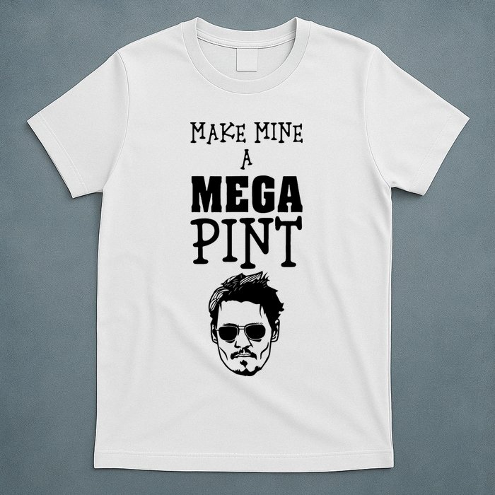 Make Mine A Mega Pint Funny Johnny Depp T-Shirt