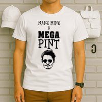 Make Mine A Mega Pint Funny Johnny Depp T-Shirt