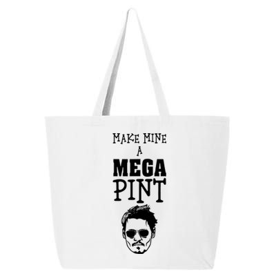 Make Mine A Mega Pint Funny Johnny Depp 25L Jumbo Tote