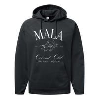 Mala Make America Laugh Again Coconut Is Brat Performance Fleece Hoodie