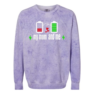 My Mom And Me Colorblast Crewneck Sweatshirt