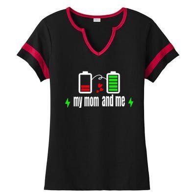 My Mom And Me Ladies Halftime Notch Neck Tee