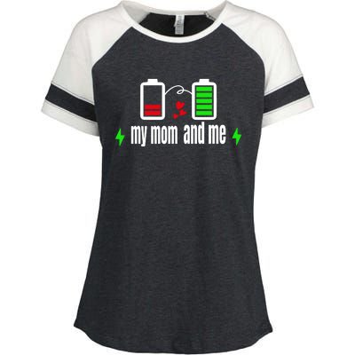 My Mom And Me Enza Ladies Jersey Colorblock Tee