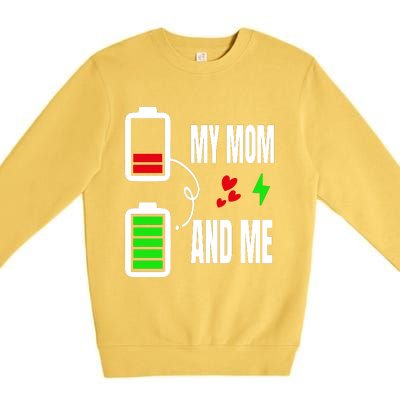 My Mom And Me Premium Crewneck Sweatshirt