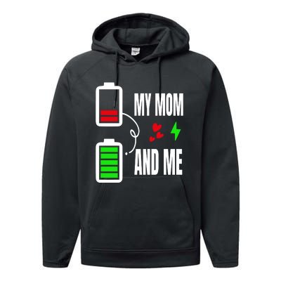 My Mom And Me Performance Fleece Hoodie