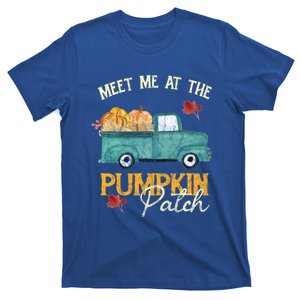 Meet Me At The Pumpkins Patch Fall Season Holidays Truck Gift T-Shirt