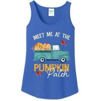 Meet Me At The Pumpkins Patch Fall Season Holidays Truck Gift Ladies Essential Tank