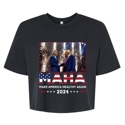 Maha Make America Healthy Again 2024 Bella+Canvas Jersey Crop Tee