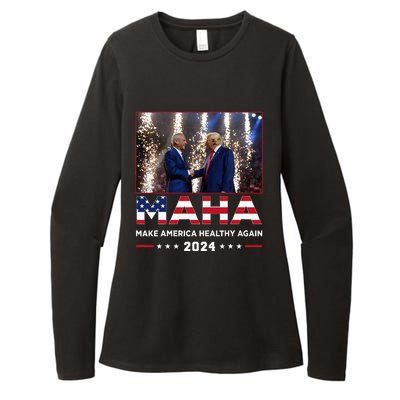 Maha Make America Healthy Again 2024 Womens CVC Long Sleeve Shirt