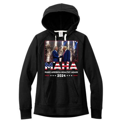 Maha Make America Healthy Again 2024 Women's Fleece Hoodie