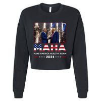 Maha Make America Healthy Again 2024 Cropped Pullover Crew