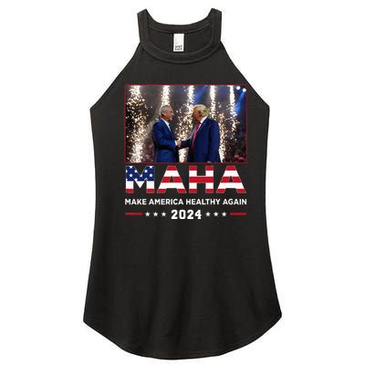 Maha Make America Healthy Again 2024 Women's Perfect Tri Rocker Tank