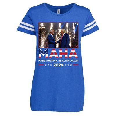 Maha Make America Healthy Again 2024 Enza Ladies Jersey Football T-Shirt