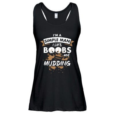 Mudding Mud ATV Funny 4x4 Wheeler Ladies Essential Flowy Tank