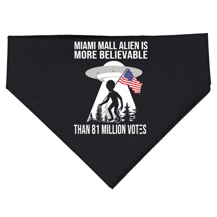 Miami Mall Alien Is More Believable Than 81 Million Votes USA-Made Doggie Bandana