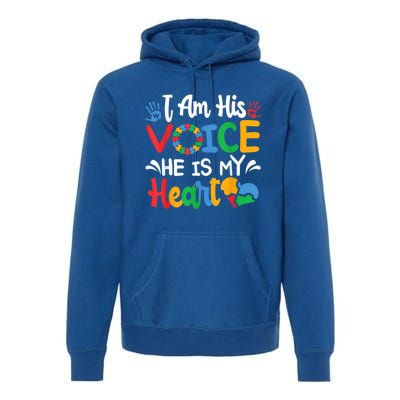 Mom Mama Autistic Autism Awareness Month Gift Premium Hoodie