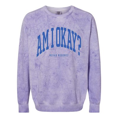 Megan Moroney Am I Ok Colorblast Crewneck Sweatshirt