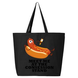 Meet Me At Concession Stand Hotdog Applying Mustard 25L Jumbo Tote