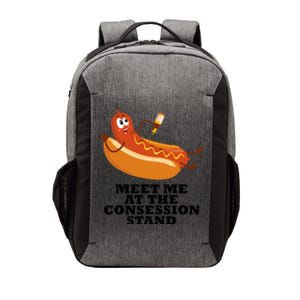 Meet Me At Concession Stand Hotdog Applying Mustard Vector Backpack