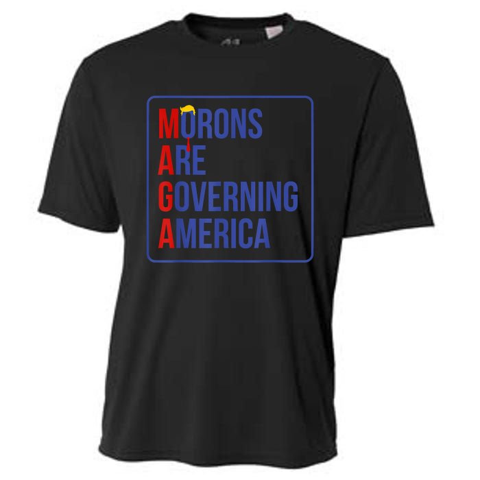 Maga Morons Are Governing America Cooling Performance Crew T-Shirt