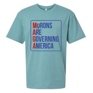 Maga Morons Are Governing America Sueded Cloud Jersey T-Shirt