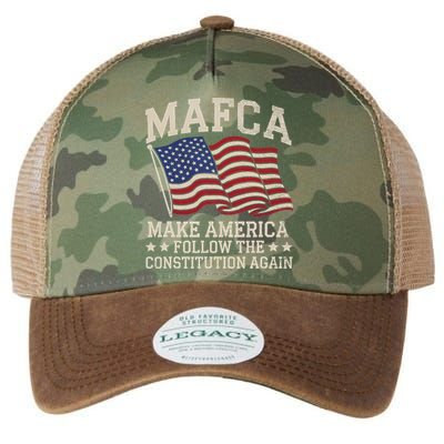 Mafca Make America Follow The Constitution Again Legacy Tie Dye Trucker Hat