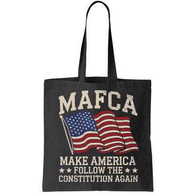 Mafca Make America Follow The Constitution Again Bag