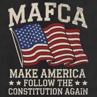 Mafca Make America Follow The Constitution Again Golf Towel