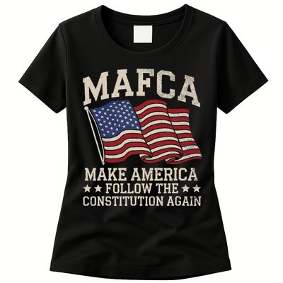 Mafca Make America Follow The Constitution Again Womens T-Shirt