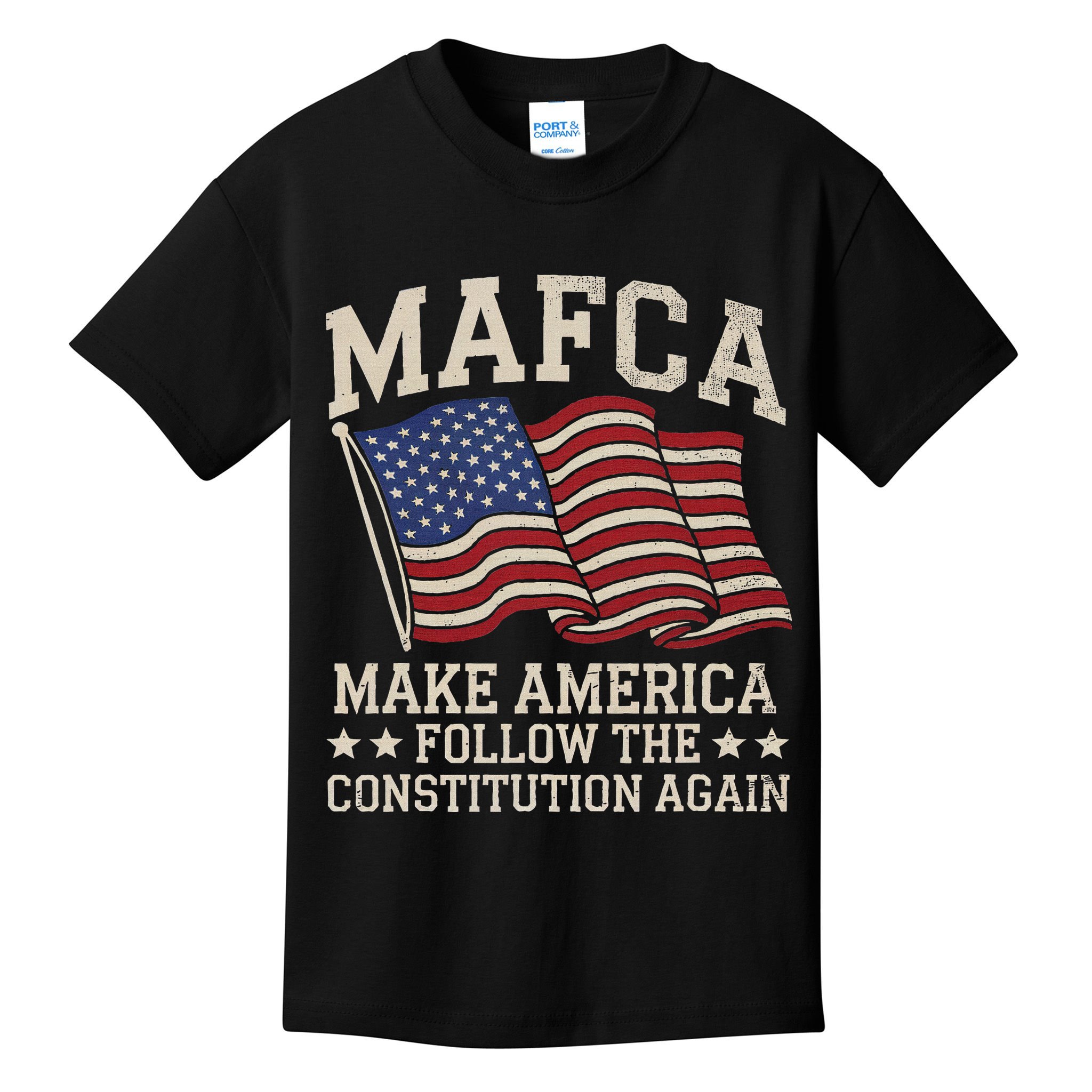 Mafca Make America Follow The Constitution Again Kids T-Shirt